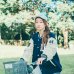 NDHU美式經典棒球外套_靜謐藍