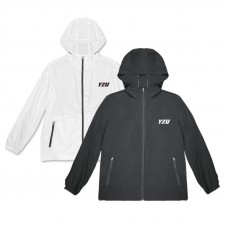 【團購商品，20件起做】YZU輕量機能防潑水風衣外套_白/黑(可混色)