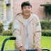 【最後30件，售完不補】NTU復古撞色運動夾克_玩色奶茶