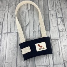 【團購商品，10個起做】NCU布標飲料提袋_碳黑/牧草綠(可混色)