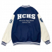 【預購至5/1，6/7陸續出貨】HCHS美式經典棒球外套_騎士深藍