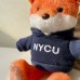NYCU自己穿X電繡帽T小狐狸掛飾鑰匙圈 NYCU自己穿X電繡帽T小狐狸掛飾鑰匙圈