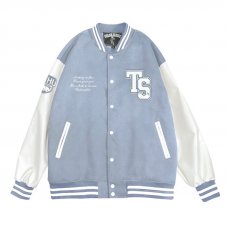 【限量現貨,售完預購】NTHU清大美式經典棒球外套_濛霧灰藍 【限量現貨,售完預購】NTHU清大美式經典棒球外套_濛霧灰藍