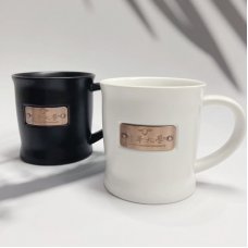 CH04-F 寬口典雅銅章馬克杯