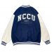 NCCU經典款美式棒球外套_深藍