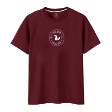 NYCU狐狸小圓餅純棉短T_小豆紅 NYCU狐狸小圓餅純棉短T_小豆紅