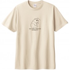 NTHU慵懶熊貓純棉短T_奶茶 NTHU慵懶熊貓純棉短T_奶茶