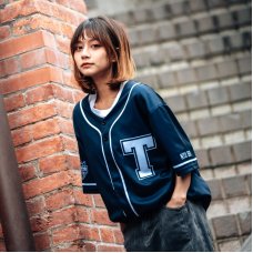 【限量100件，現貨直出】NTU美式經典棒球衫_深藍