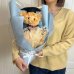 【麗文限定！預購至4/30，6/3陸續出貨】NCCU微笑小熊畢業花束