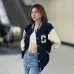 【預購至5/14，6/16陸續出貨】CMU中國醫美式經典棒球外套_濛霧灰藍