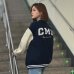 【預購至5/14，6/16陸續出貨】CMU中國醫美式經典棒球外套_濛霧灰藍