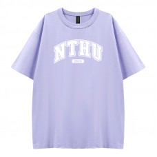 NTHU好涼的寬版短T_芋頭冰(紫)