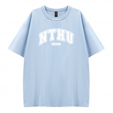 【少量現貨,售完不補】NTHU好涼的寬版短T_蘇打冰(藍) 【少量現貨,售完不補】NTHU好涼的寬版短T_蘇打冰(藍)
