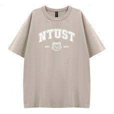  NTUST好涼的寬版短T_花生冰(卡其)