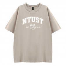  NTUST好涼的寬版短T_花生冰(卡其)