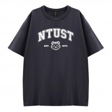 NTUST好涼的寬版短T_仙草冰(深灰)