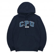 【預購至10/10，11/20陸續出貨】CPU警大美式經典款帽T_深藍