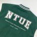 【預購至10/26，12/8陸續出貨】NTUE美式經典棒球外套_綠白款