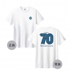 【少量現貨,售完不補】70周年限定款_NTUA純棉短T_白色 【少量現貨,售完不補】70周年限定款_NTUA純棉短T_白色