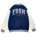 【預購至12/22，1/20陸續出貨】FSSH美式經典棒球外套_靜謐藍