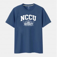 NCCU建築款純棉短T_霧霾藍