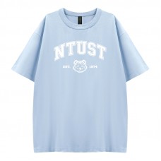 【新色登場】NTUST好涼的寬版短T_蘇打冰(淺藍)