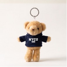 【我們這一家】NYCU小熊掛飾鑰匙圈_DAD帽T_深藍