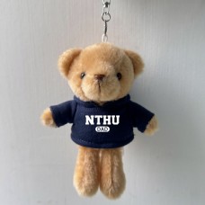 【我們這一家】NTHU小熊掛飾鑰匙圈_DAD帽T_深藍 【我們這一家】NTHU小熊掛飾鑰匙圈_DAD帽T_深藍
