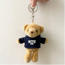 【我們這一家】NTU小熊掛飾鑰匙圈_DAD爸爸帽T_深藍