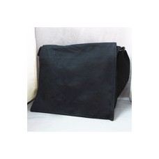 B10-側背書包(黑色斜紋帆布)