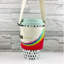 SS13-飲料杯套提袋/環保杯套(可滿版全彩印製)