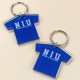 【絕版出清，售完不補】NIU經典款短T壓克力鑰匙圈_藍