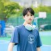 【現貨販售，售完為止】NYCU狐狸小圓餅純棉短T_霧霾藍