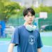 NYCU狐狸小圓餅純棉短T_霧霾藍