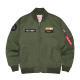 NCNU FORCE MA-1飛行夾克2.0_軍綠
