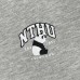 NTHU刺繡胖達_慵懶系落肩刷毛外套_淺灰 NTHU刺繡胖達_慵懶系落肩刷毛外套_淺灰