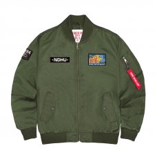 NDHU FORCE MA-1飛行夾克2.0_軍綠